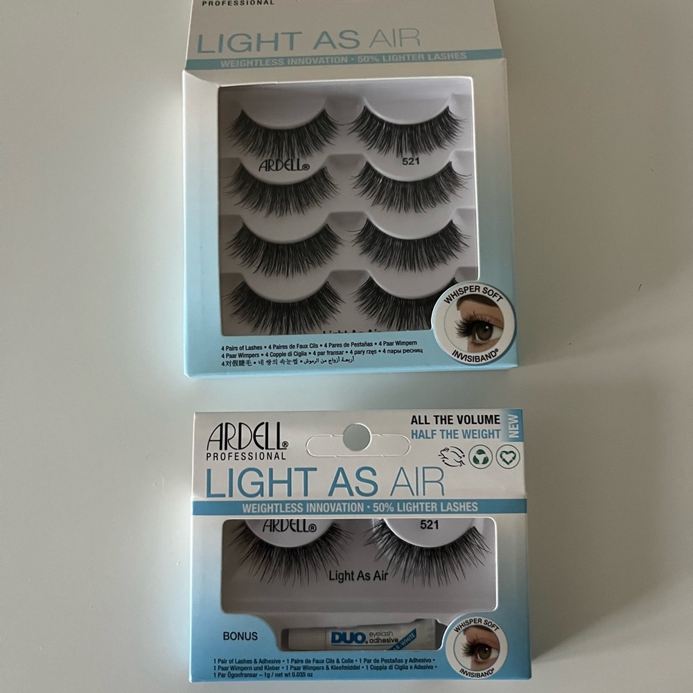 Ardell Light As Air Lashes with Adhesive